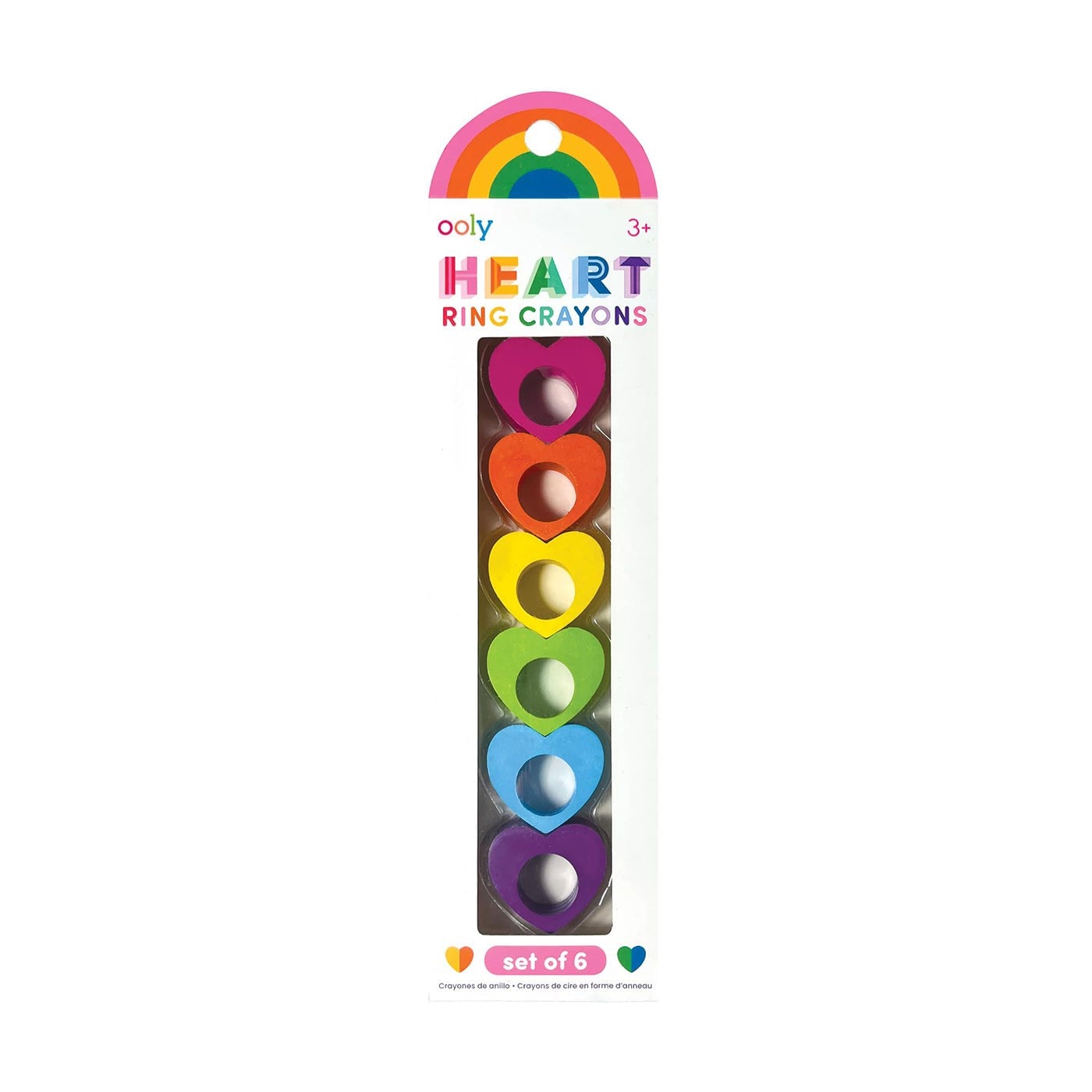 Ooly Heart Ring 6’lı Mum Boya