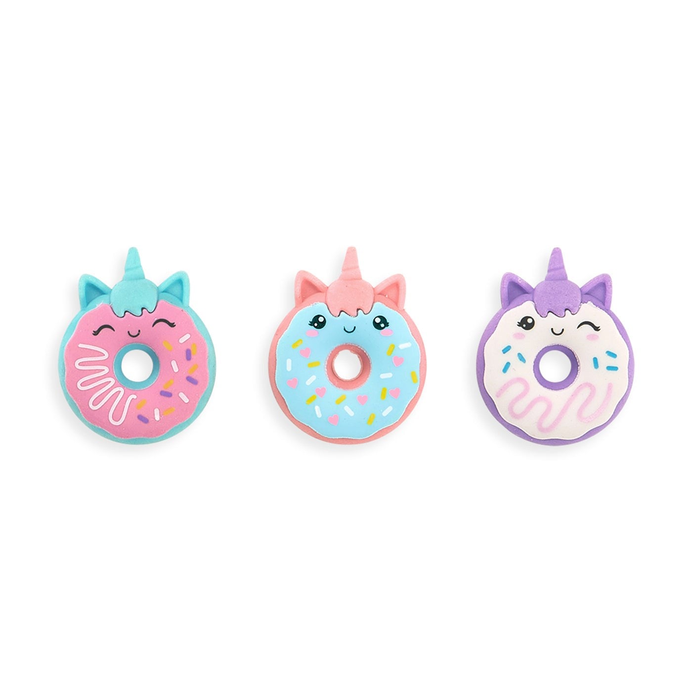 Ooly Magic Bakery Unicorn Donuts 3’lü Kokulu Silgi Seti