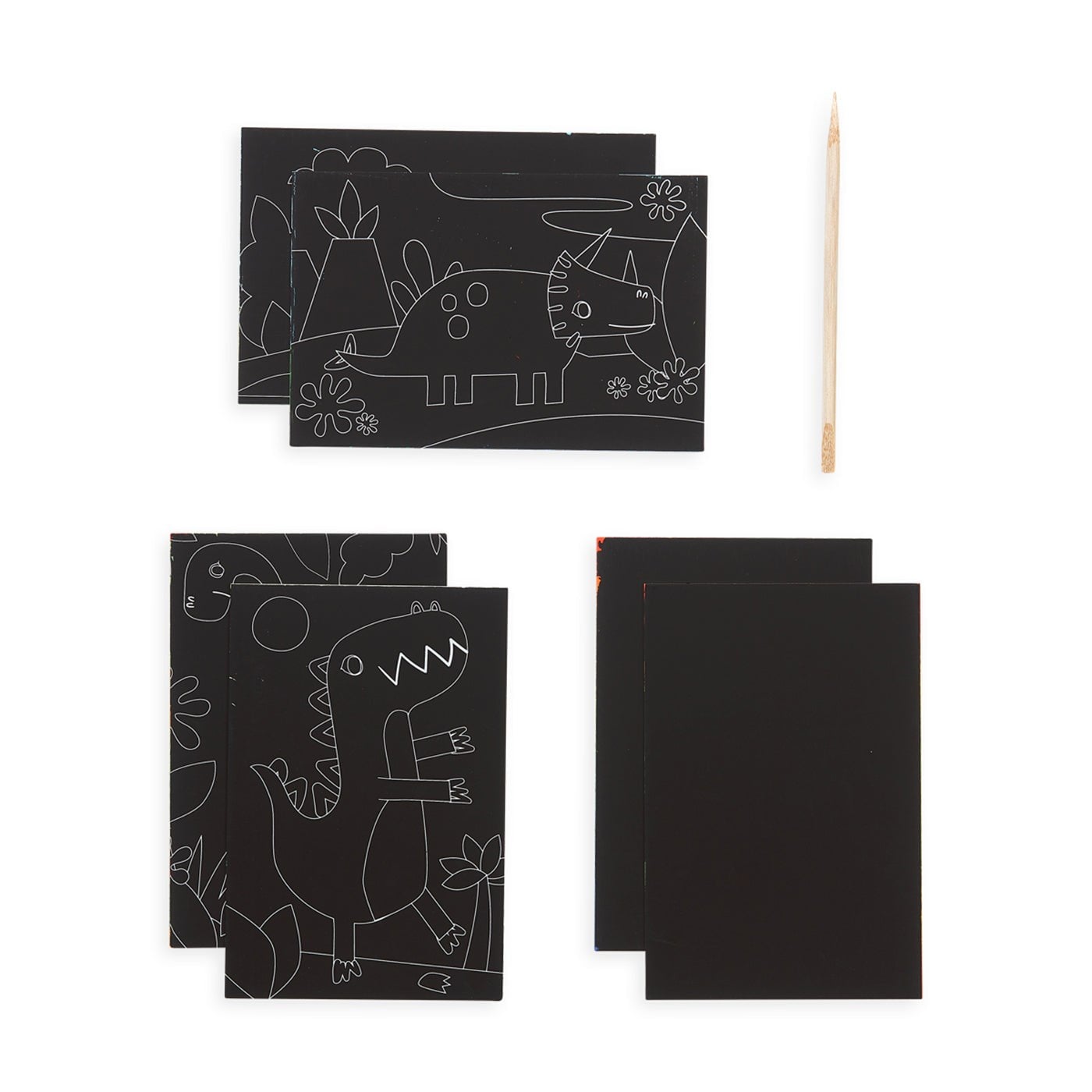 Ooly Mini Scratch & Scribble - Dino Days
