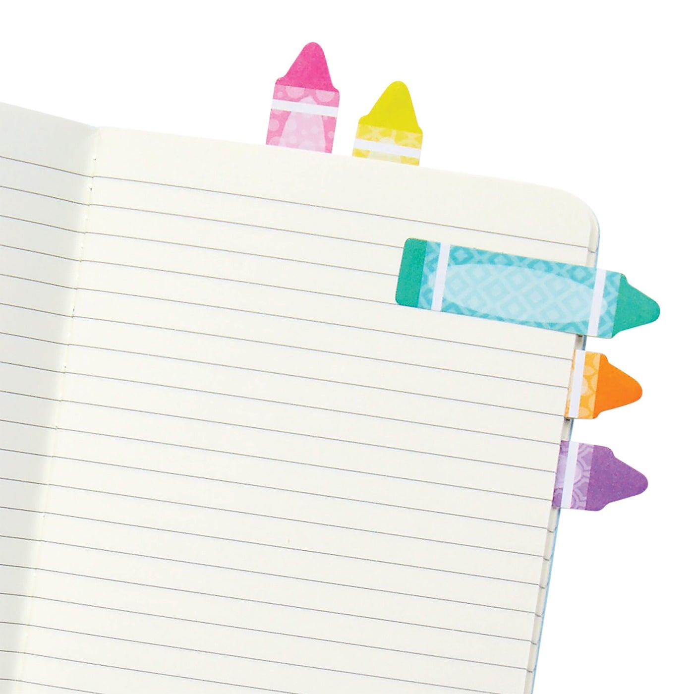 Ooly Note Pals Yapışkanlı Etiket Seti - Rainbow Crayons