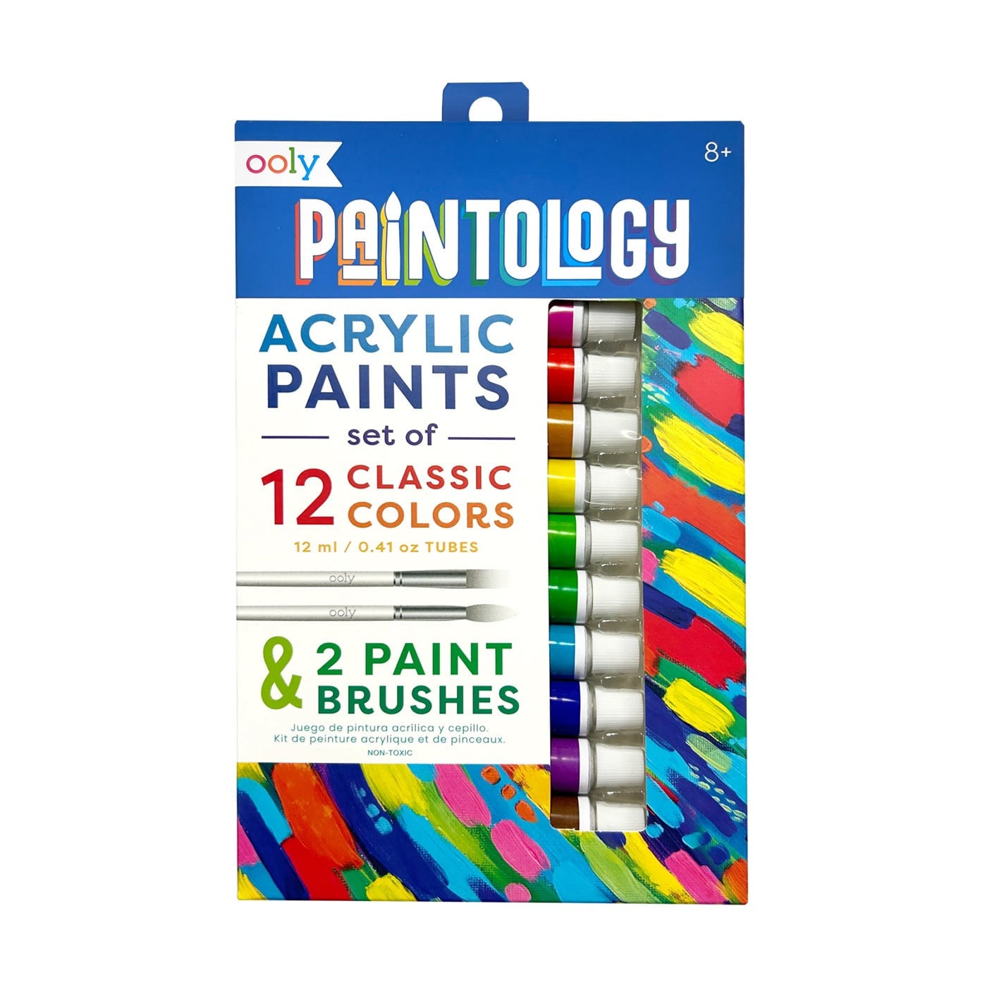 Ooly Paintology Akrilik 12’li Boya Seti - Klasik Renkler