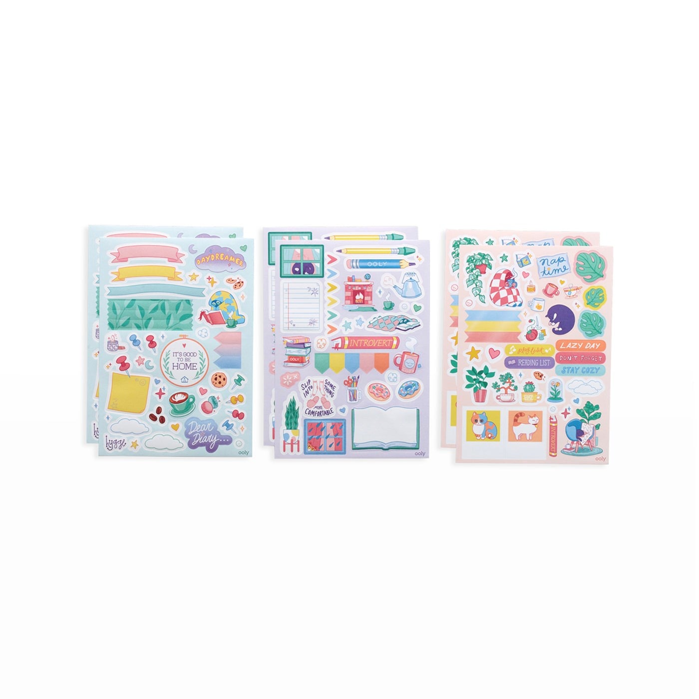 Ooly Sticker Stash Çıkartma Seti - Indoorsy