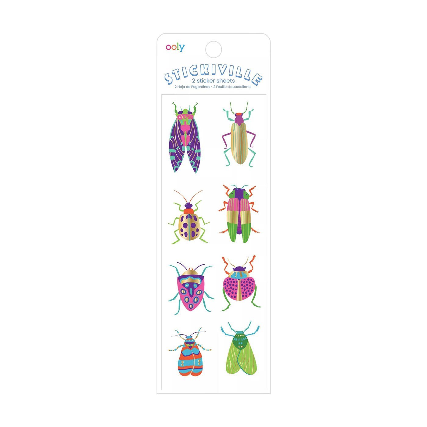 Ooly Stickiville Çıkartmalar - Bugs Stickers