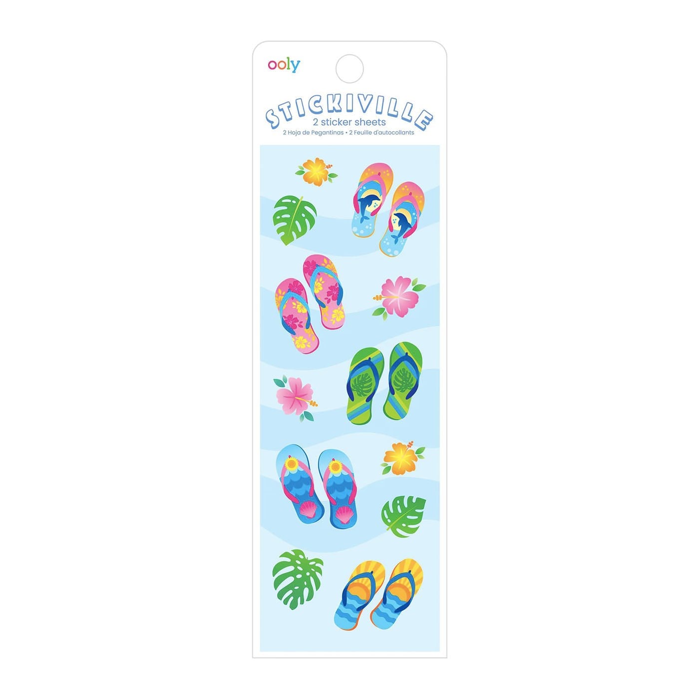 Ooly Stickiville Çıkartmalar - Flip Flops