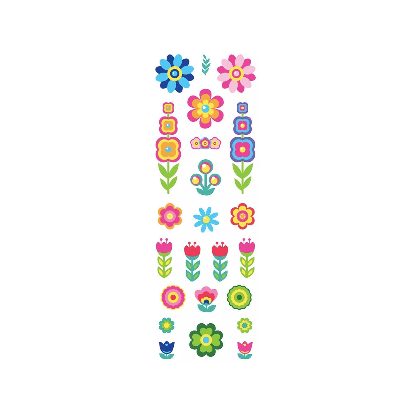 Ooly Stickiville Çıkartmalar - Fun Flowers