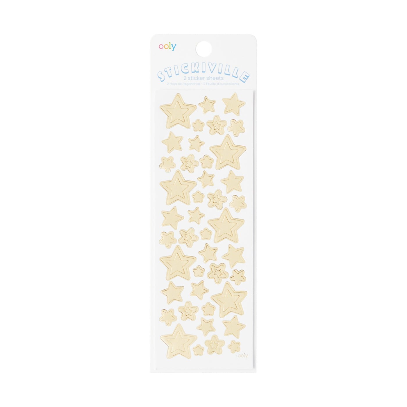 Ooly Stickiville Çıkartmalar - Gold Stars
