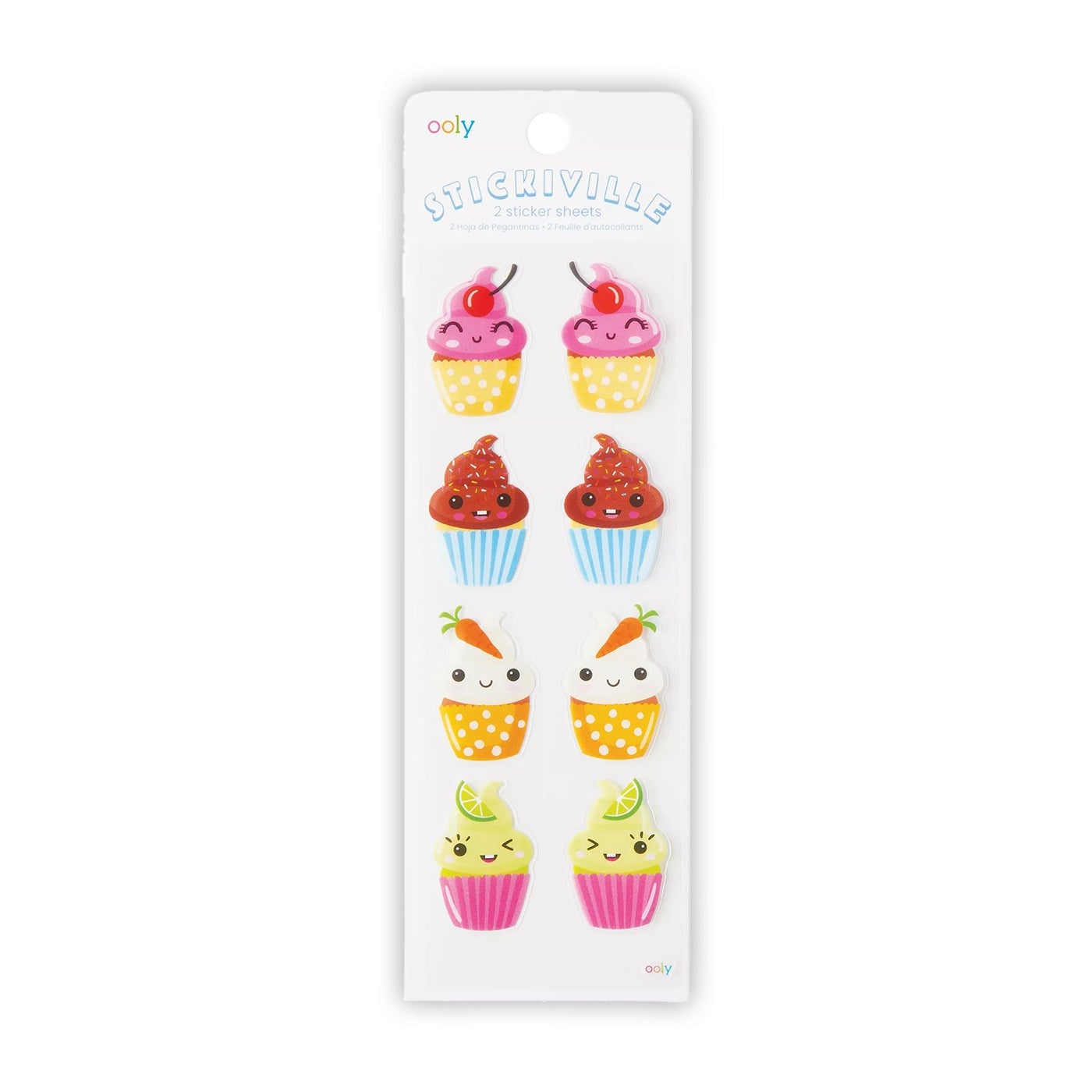 Ooly Stickiville Çıkartmalar - Happy Cupcakes