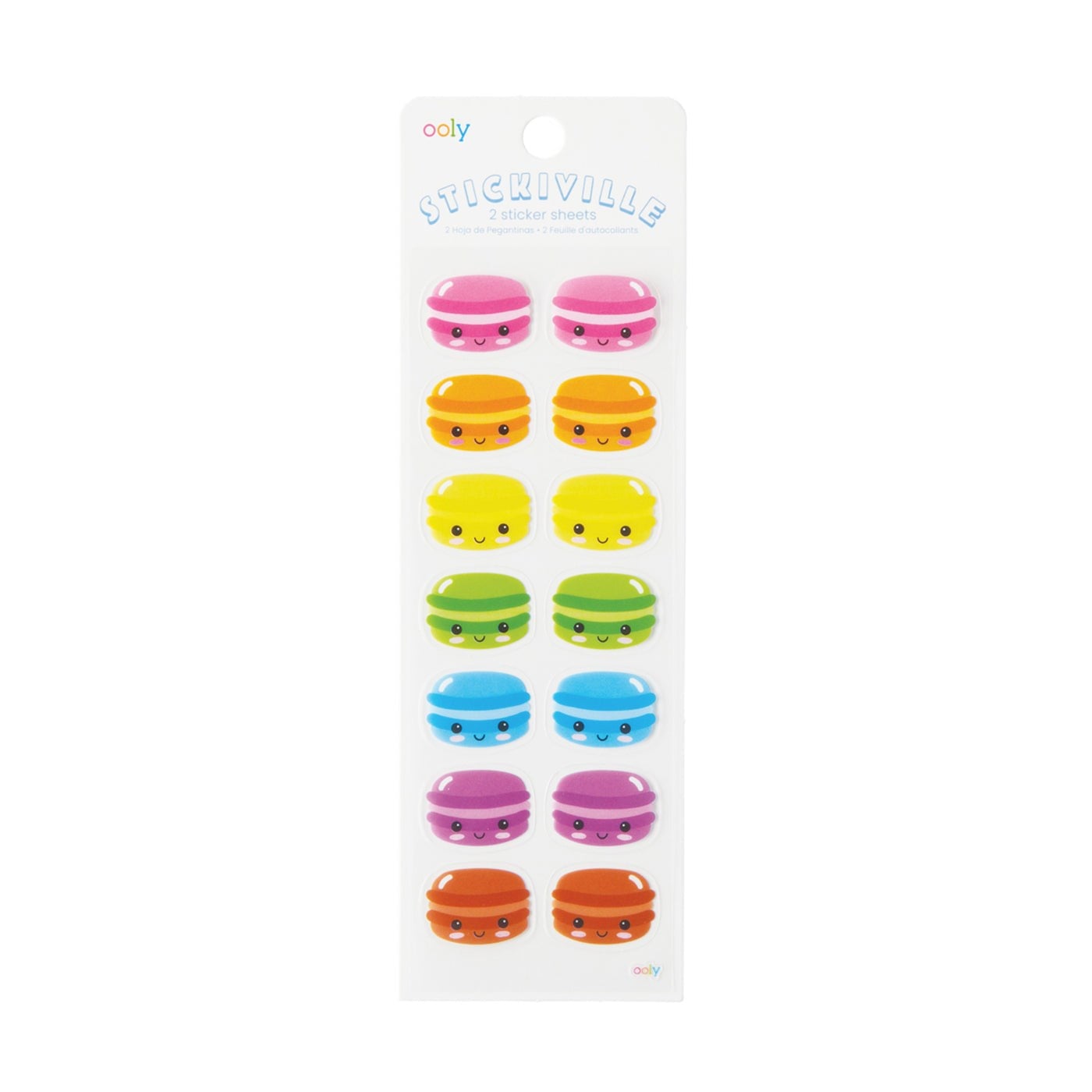 Ooly Stickiville Çıkartmalar - Happy Macarons