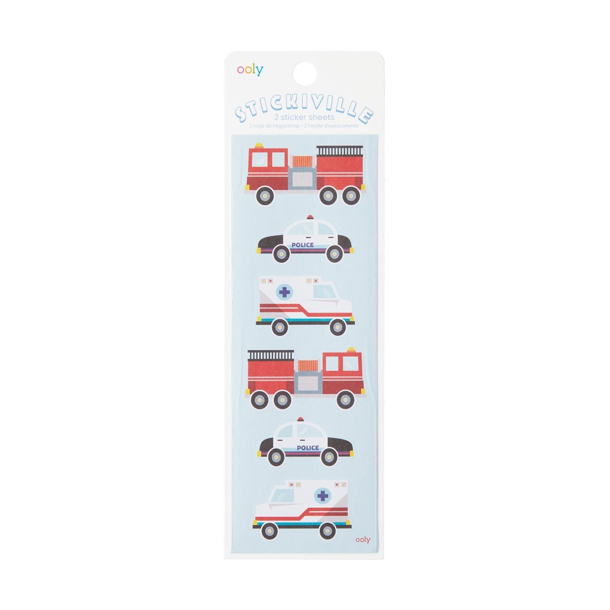 Ooly Stickiville Çıkartmalar - Helping Vehicles