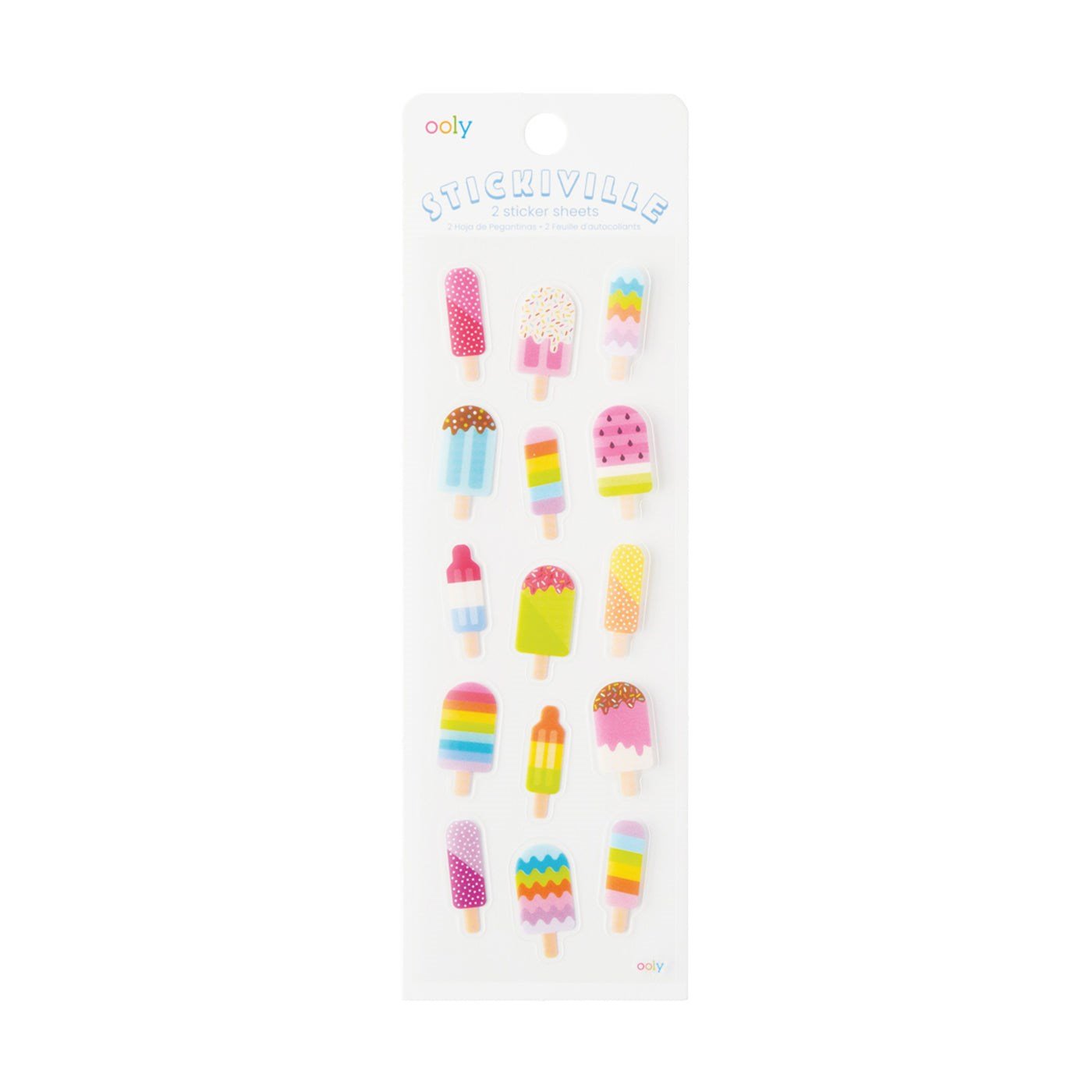 Ooly Stickiville Çıkartmalar - Ice Pops
