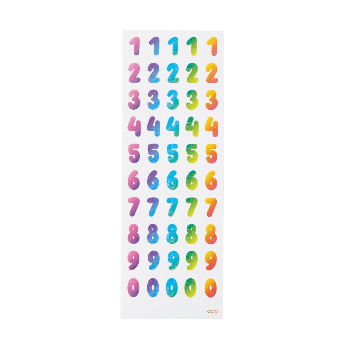 Ooly Stickiville Çıkartmalar - Rainbow Numbers