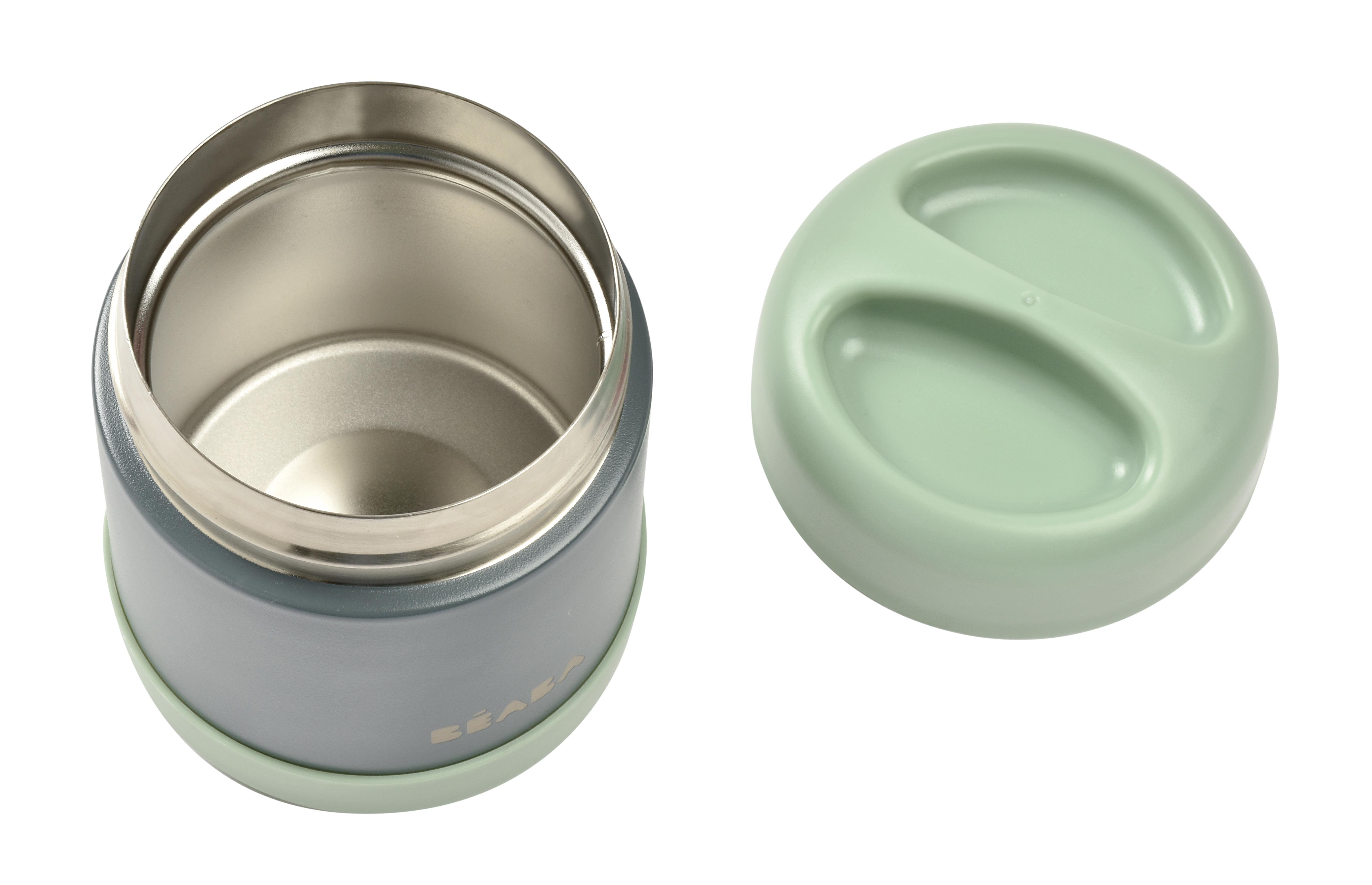 Paslanmaz Çelik Yiyecek Termosu,  Mineral grey/Sage green 300 ml Kategorisiz Beaba