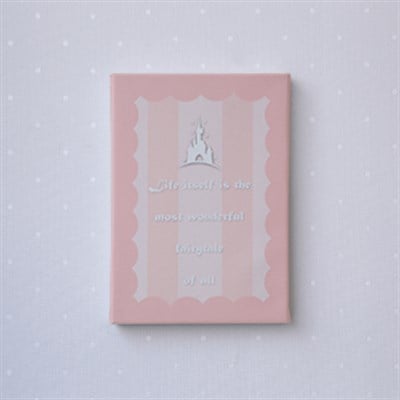 Pembe Şato Kanvas Tablo