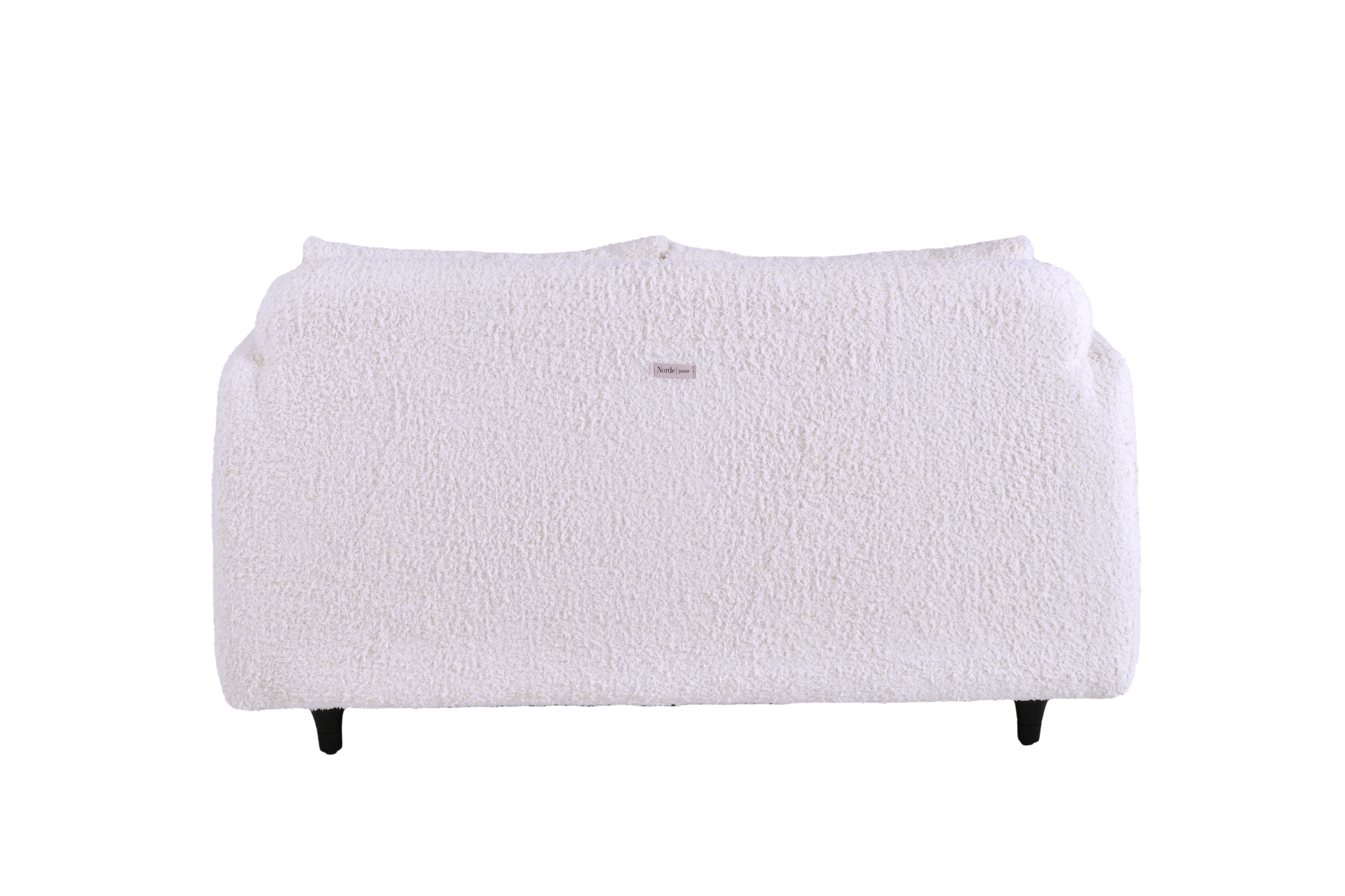 Pietra Beyaz 2'li Koltuk, Gri Kırlent Mini Mobilyalar NORDE JUNIOR