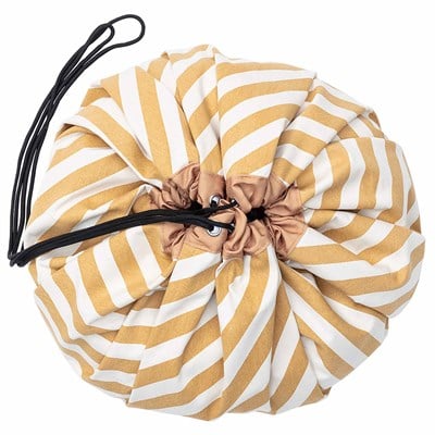 Play And Go Play & Go - Stripes Mustard  Oyuncak Çantası