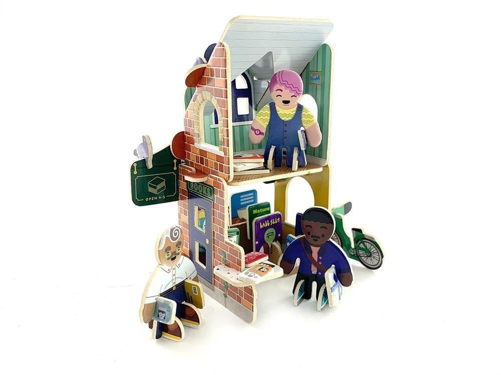 Playpress - Story Playset - Bookshop