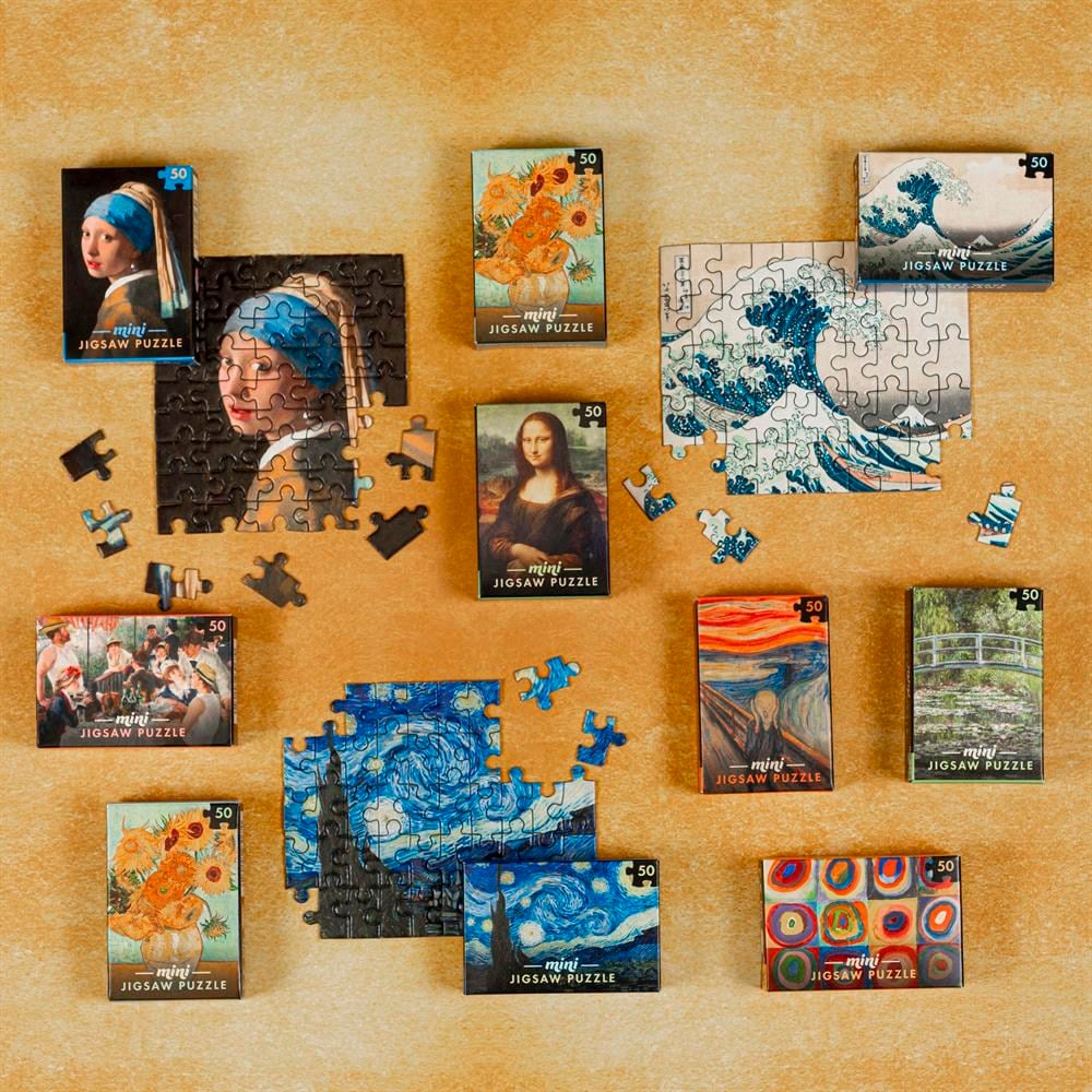 Professor Puzzle - 50 Parça Mini Puzzle Display - Sanat Eserleri