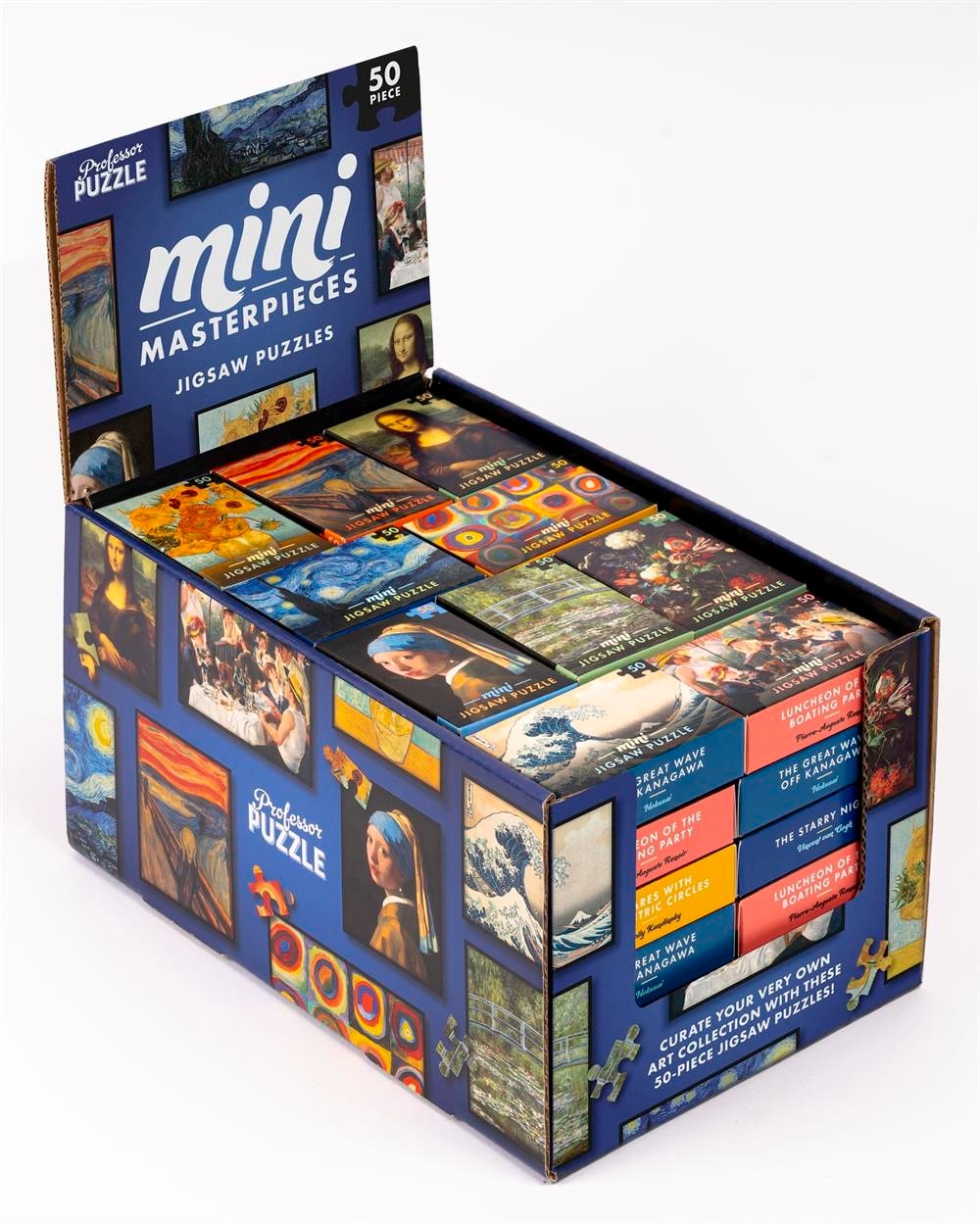 Professor Puzzle - 50 Parça Mini Puzzle Display - Sanat Eserleri