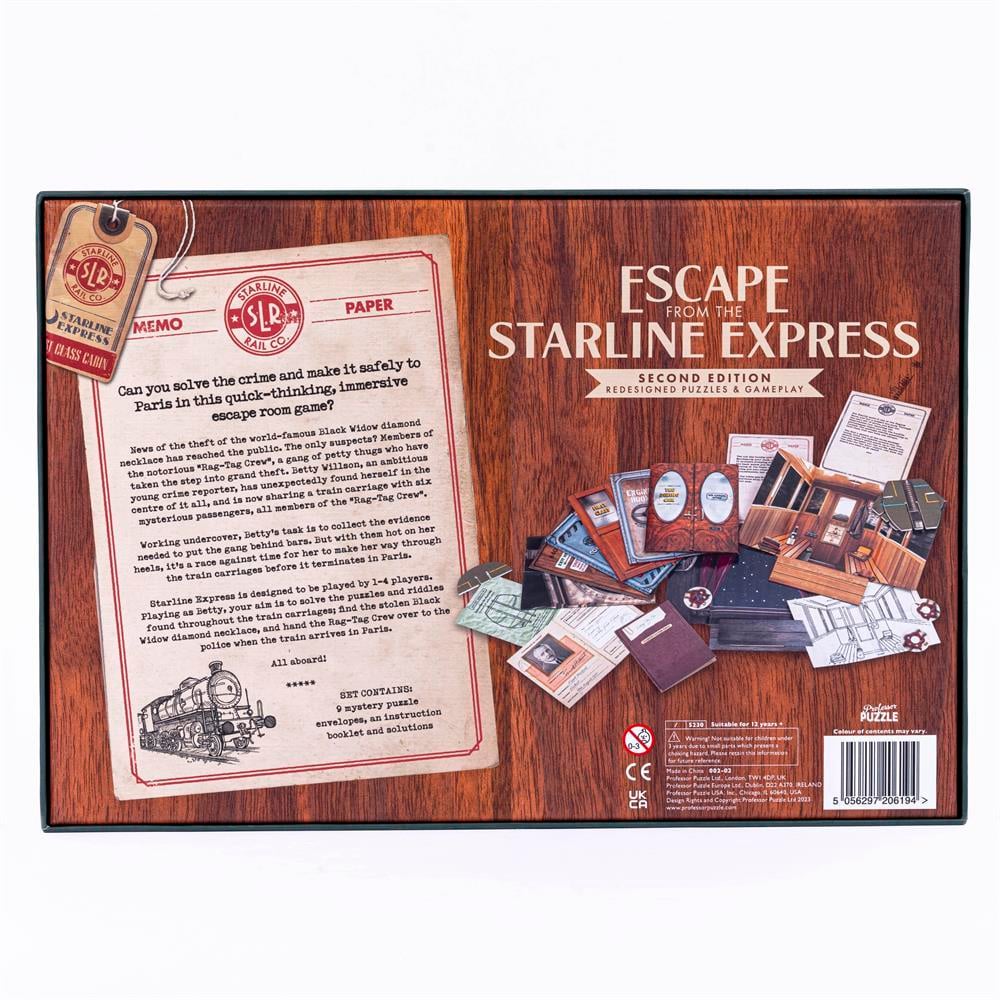 Professor Puzzle - Dedektif Oyunu - Escape From The Starline Express