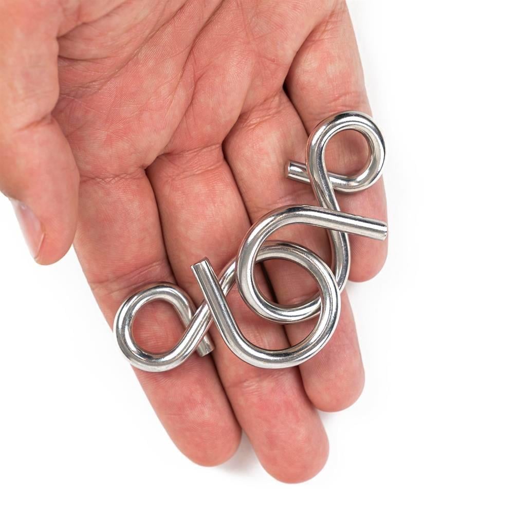 Professor Puzzle - Zeka Oyunları - Mini Metal Bulmacalar Display ( 16 Adet )