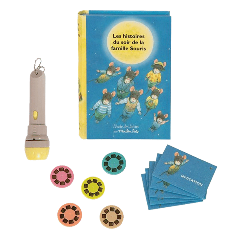 PROJEKSİYONLU HİKAYE KİTABI - SOURİS AİLESİ