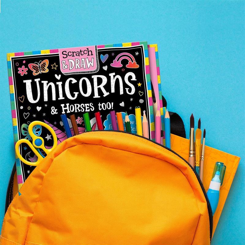 Scratch and Draw - Horses and Unicorns