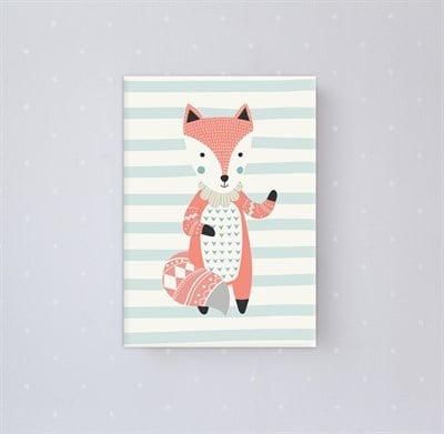 Sevimli Tilki Kanvas Tablo