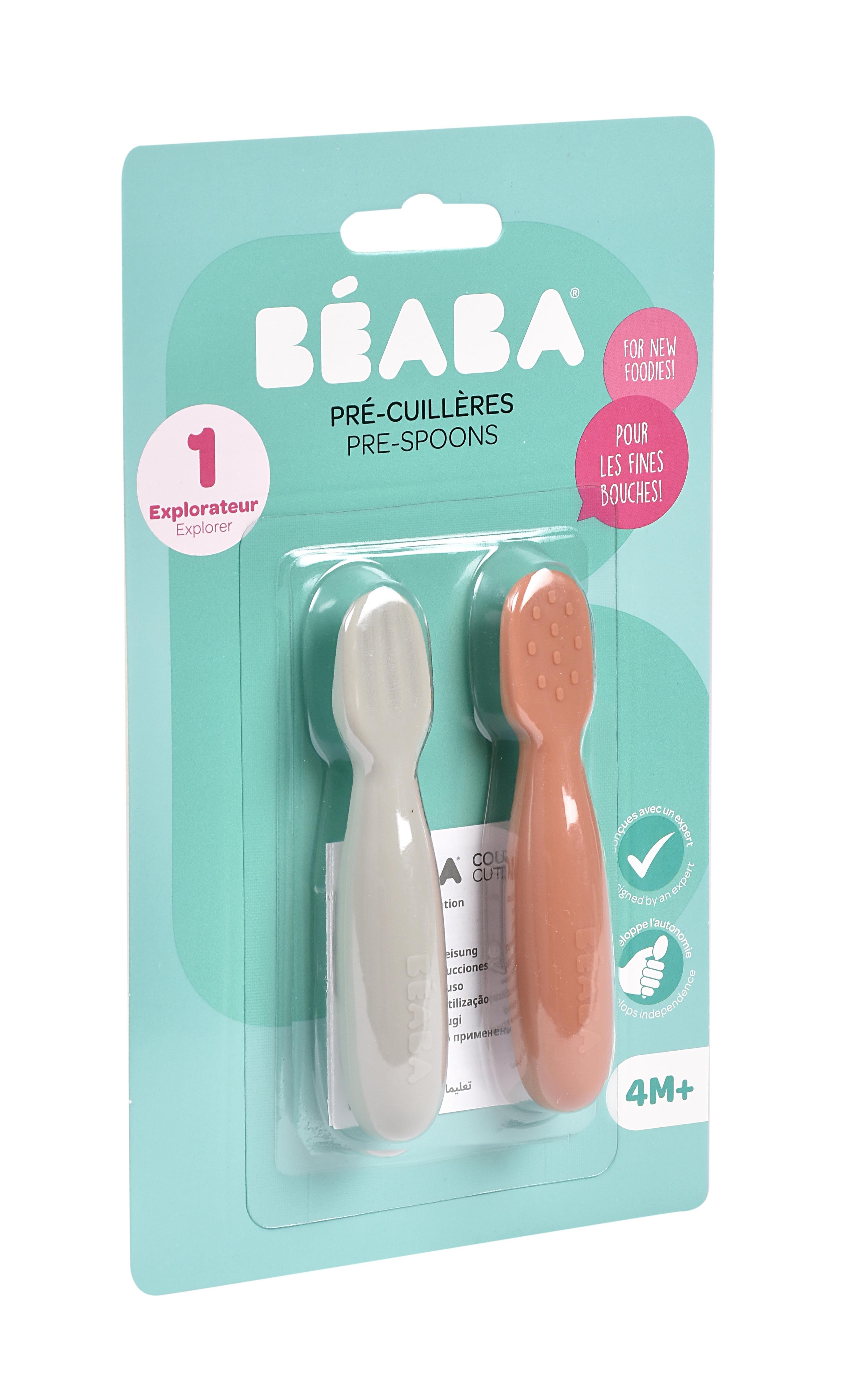 Silikon kaşık seti, Terracotta/velvet grey Kategorisiz Beaba