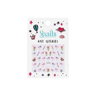 Snails Tırnak Sticker Seti - Flamingos Oje & Ruj Snails