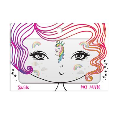 Snails Yüz Dövmesi –  Unicorn Oje & Ruj Snails