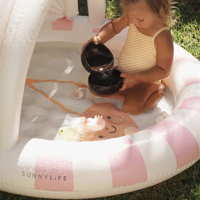 Sunnylife - Cotton Candy Güneşlikli Çocuk Havuzu