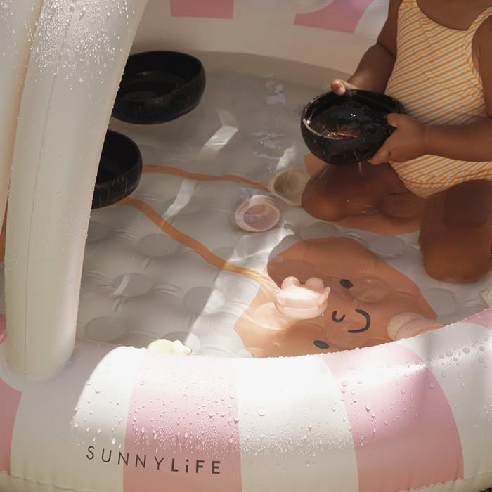 Sunnylife - Cotton Candy Güneşlikli Çocuk Havuzu
