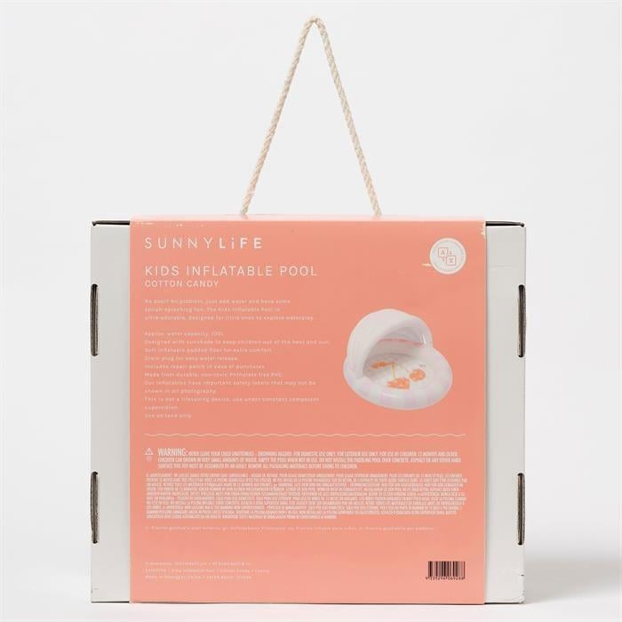 Sunnylife - Cotton Candy Güneşlikli Çocuk Havuzu
