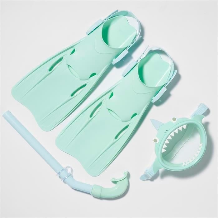 SunnyLife Çocuk Şnorkel Seti Small Salty the Shark Multi