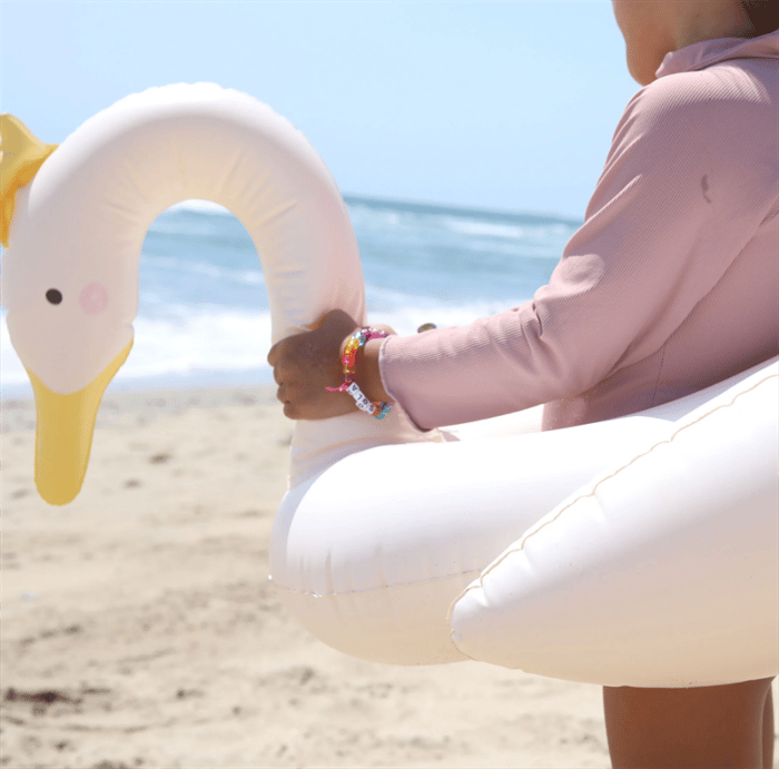 SunnyLife Prenses Kuğu Çocuk Şişme Deniz ve Havuz Simidi