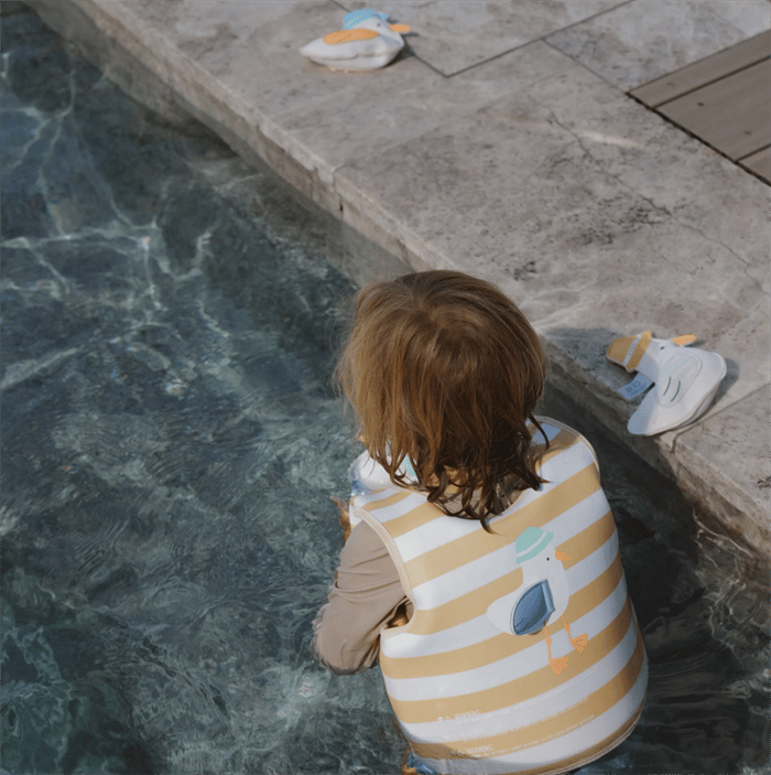 SunnyLife Salty the Mustard Stripe Yüzme Yeleği 1-2 yaş
