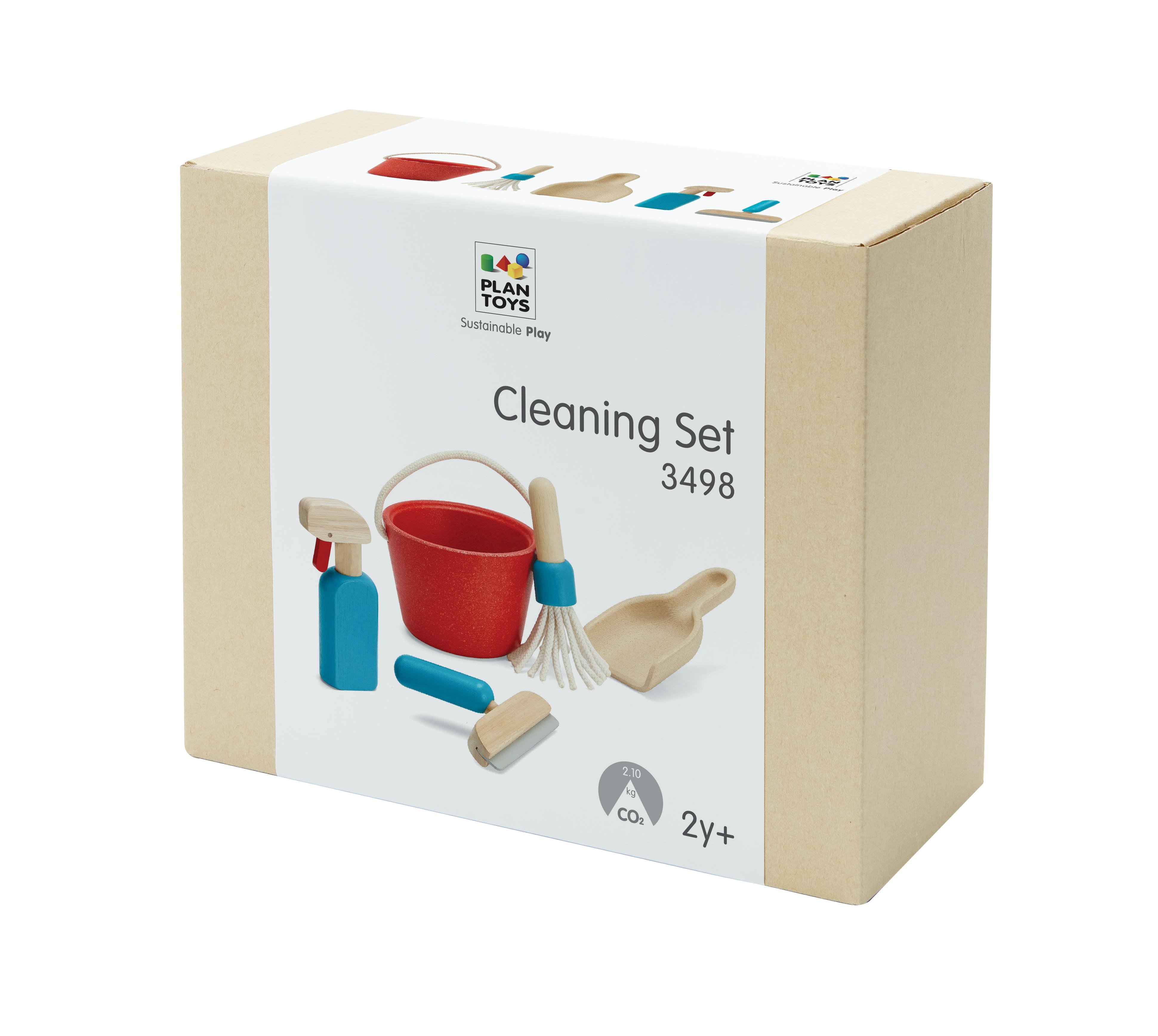Temizlik Seti Ahşap Oyuncaklar plantoys