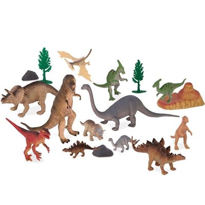 Terra Terra 60 Parça Büyük Oyun Seti, Dinozor Dünyası Oyuncak