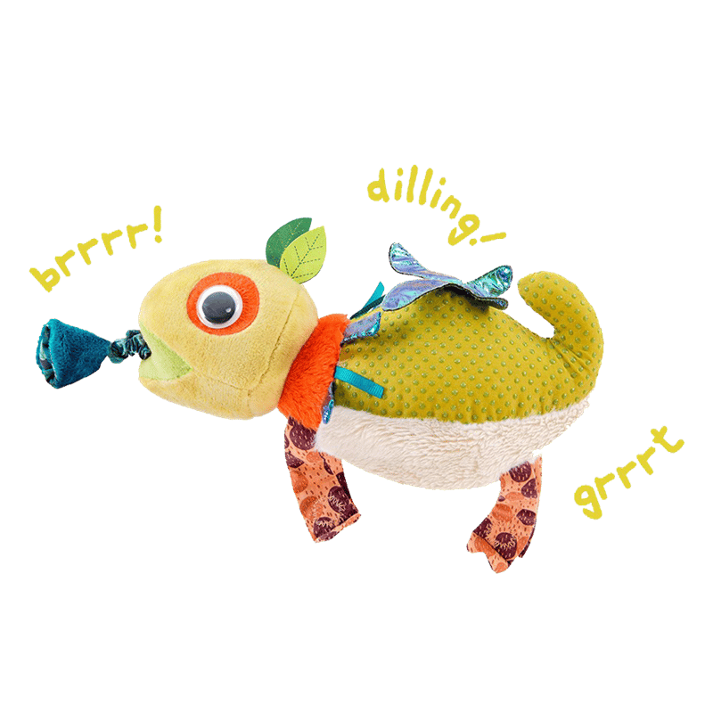 TİTREŞİMLİ BEZ OYUNCAK - BUKALEMUN