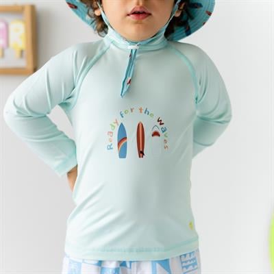 UV korumalı Uzun kollu Mayo seti,Surf The Waves Çocuk Şort Mayoları Mama Yoyo Baby & Kids