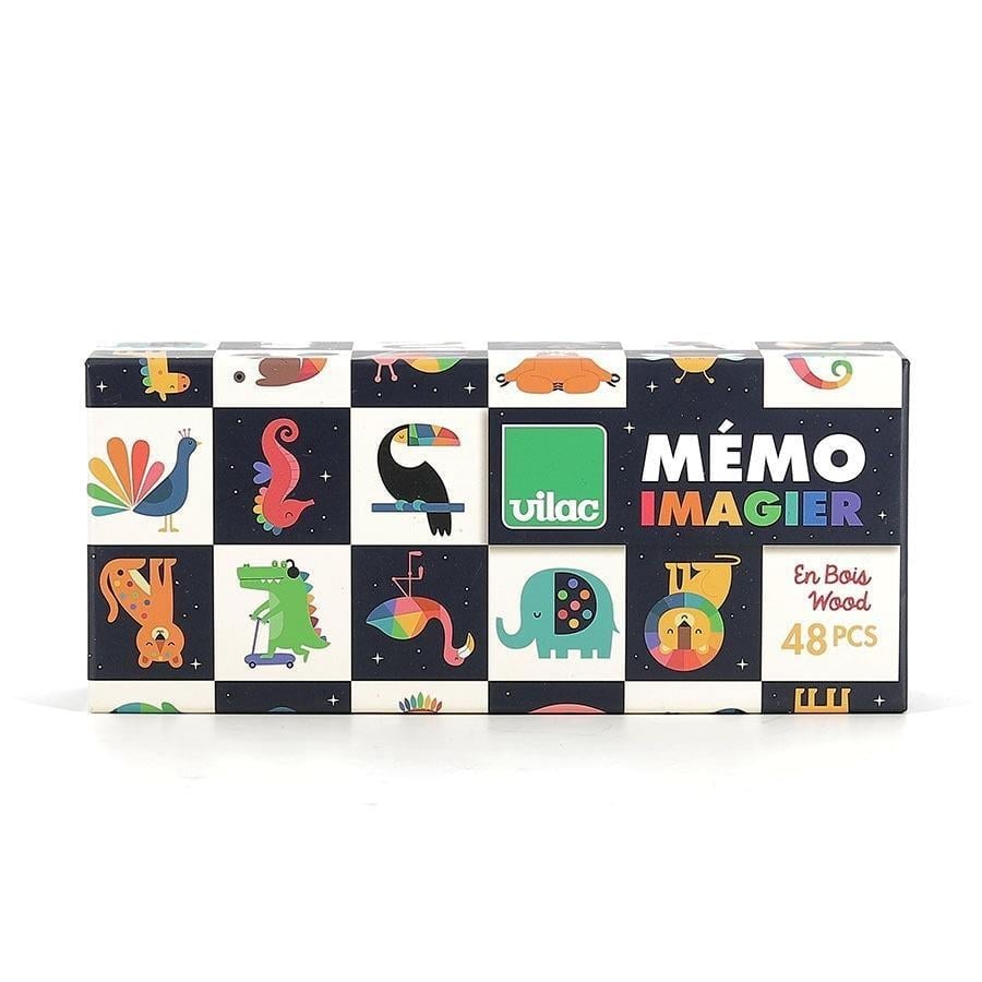 Vilac - Andy Westface Memory Game - Ahşap Hafıza Oyunu