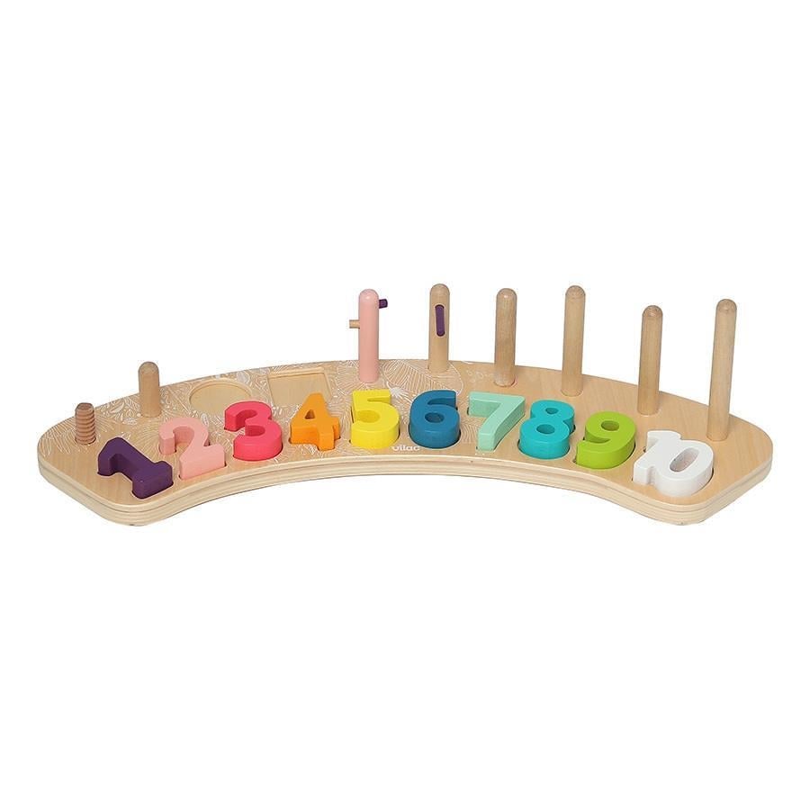 Vilac - Early learning toy 1,2,3… - Ahşaptan Öğrenme Oyunu 1,2,3,…