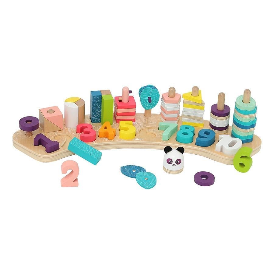 Vilac - Early learning toy 1,2,3… - Ahşaptan Öğrenme Oyunu 1,2,3,…