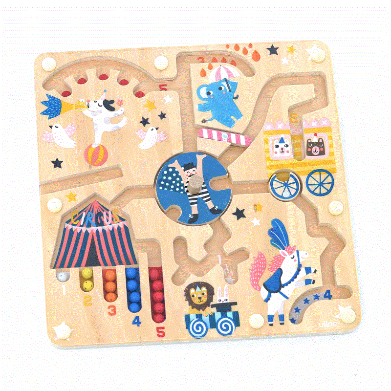Vilac - Magnetic Circus Maze by Michelle Carlslund - Manyetik Sirk Labirenti