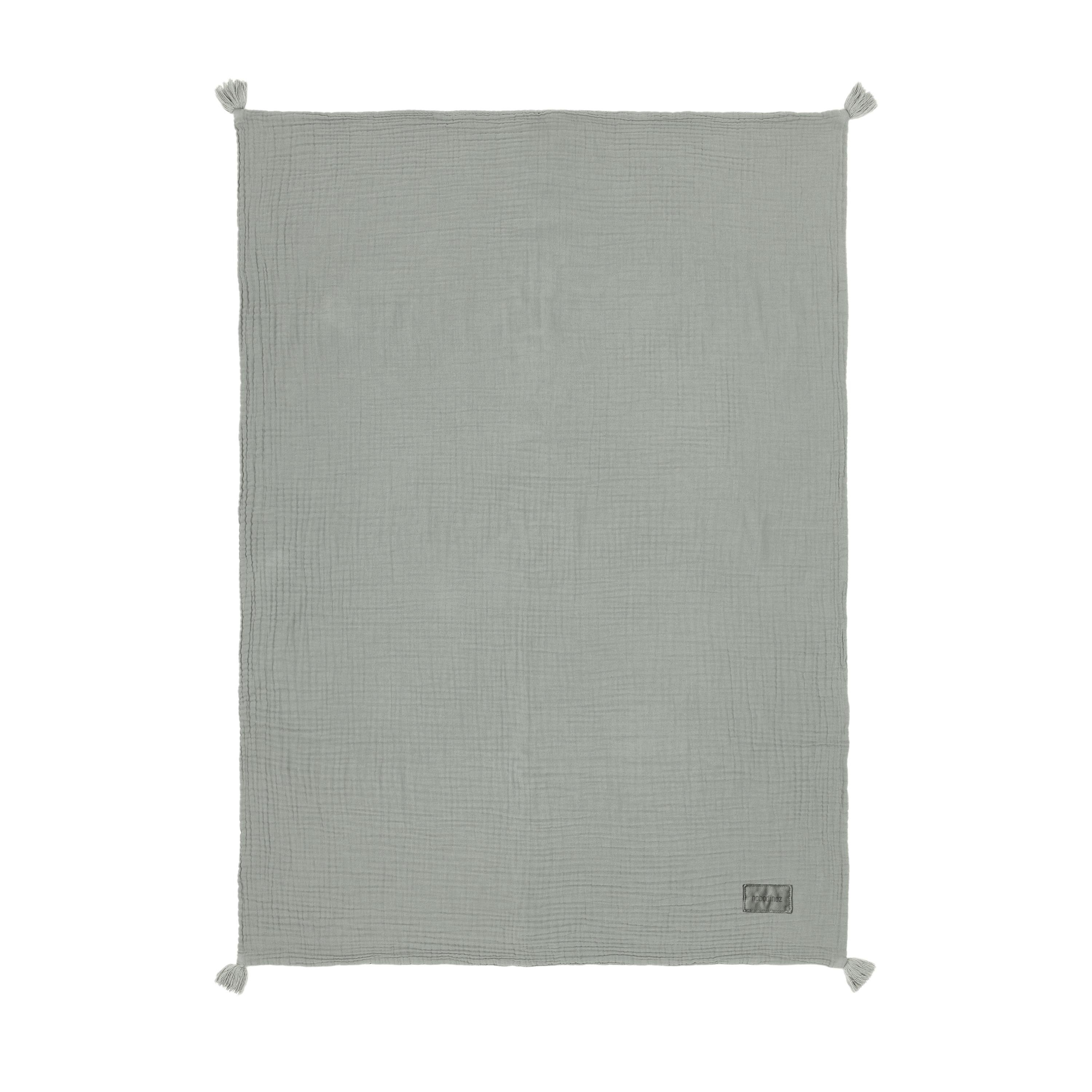 Wabi Sabi Çift Kat Müslin Battaniye, Azure Battaniyeler NOBODINOZ