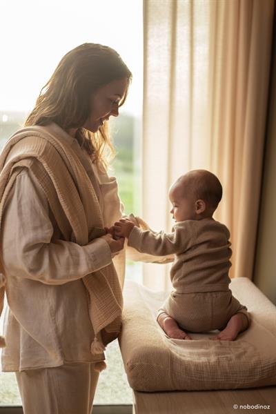 Wabi Sabi Çift Kat Muslin Battaniye , Ginger Battaniyeler Nobodinoz