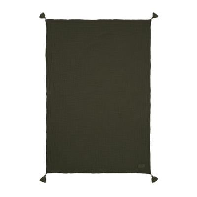 Wabi Sabi Çift Kat Muslin Battaniye , Vetiver Battaniyeler Nobodinoz