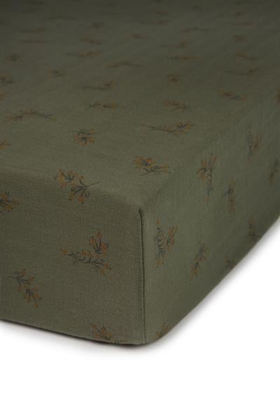 Wabi Sabi Lastikli Çarşaf, Flore Vetiver 70x140  Nevresimler Nobodinoz