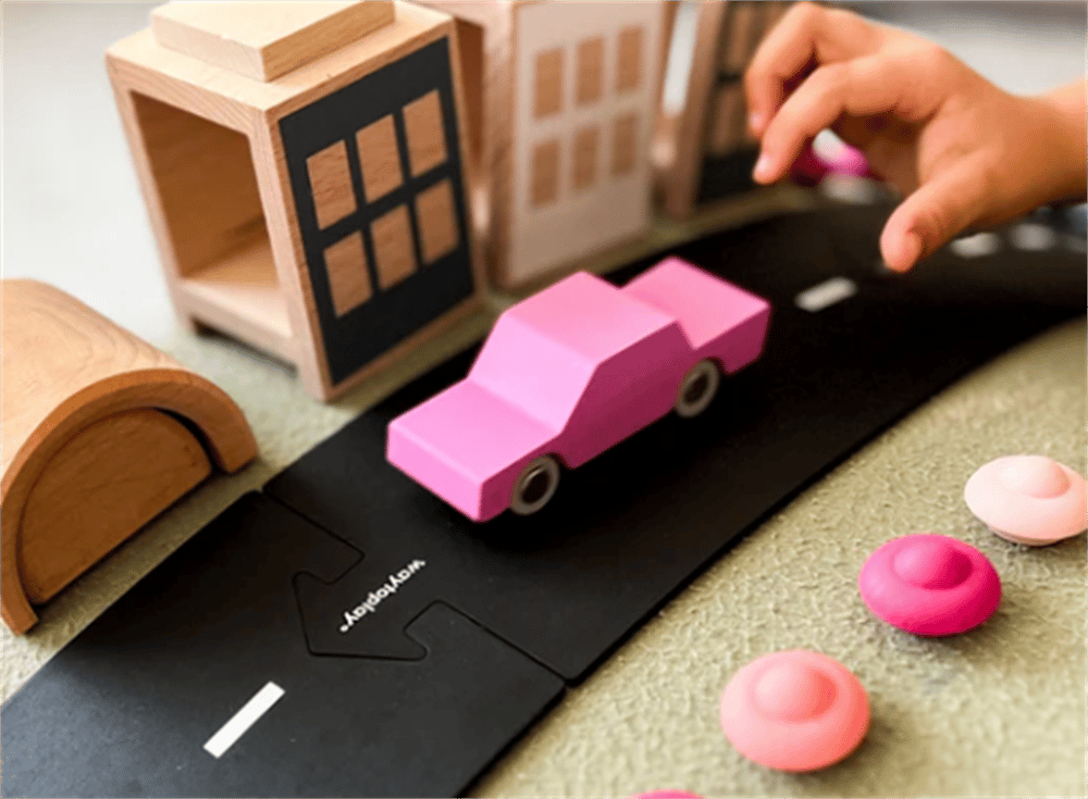 Waytoplay - Back & Forth Car - Pink - Araba - Pembe
