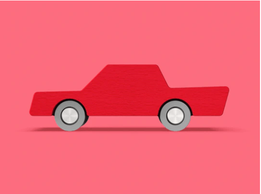 Waytoplay - Back & Forth Car - Red - Araba - Kırmızı